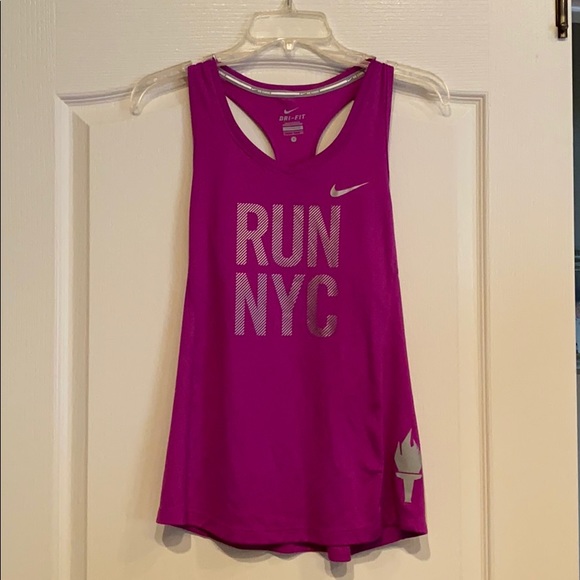 Nike Dri-Fit Workout Racerback Tank Top Pink S - Picture 2 of 8